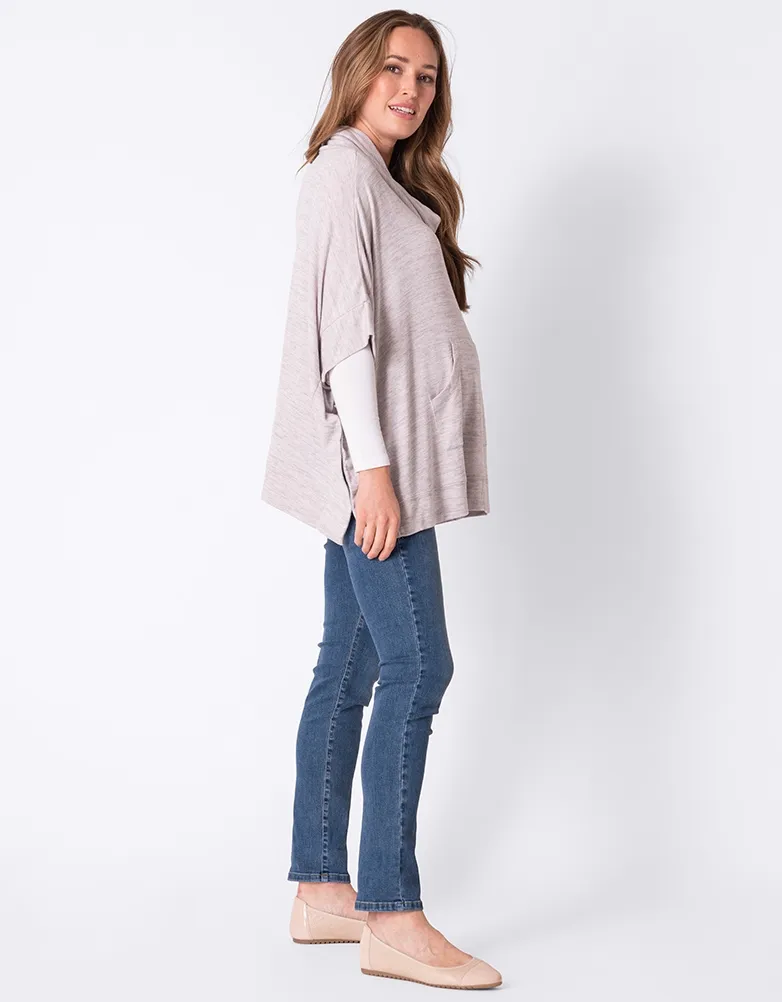 Jersey Maternity & Nursing Poncho