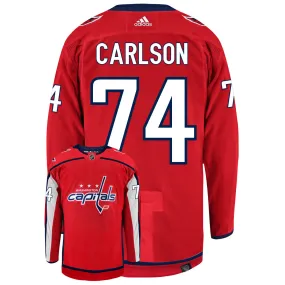 John Carlson Washington Capitals Adidas Primegreen Authentic NHL Hockey Jersey     