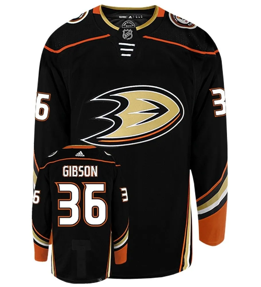 John Gibson Anaheim Ducks Adidas Primegreen Authentic NHL Hockey Jersey     