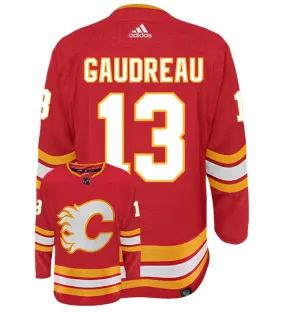 Johnny Gaudreau Calgary Flames Adidas Primegreen Authentic NHL Hockey Jersey     