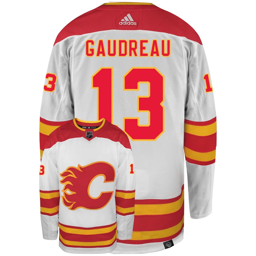 Johnny Gaudreau Calgary Flames Adidas Primegreen Authentic NHL Hockey Jersey     