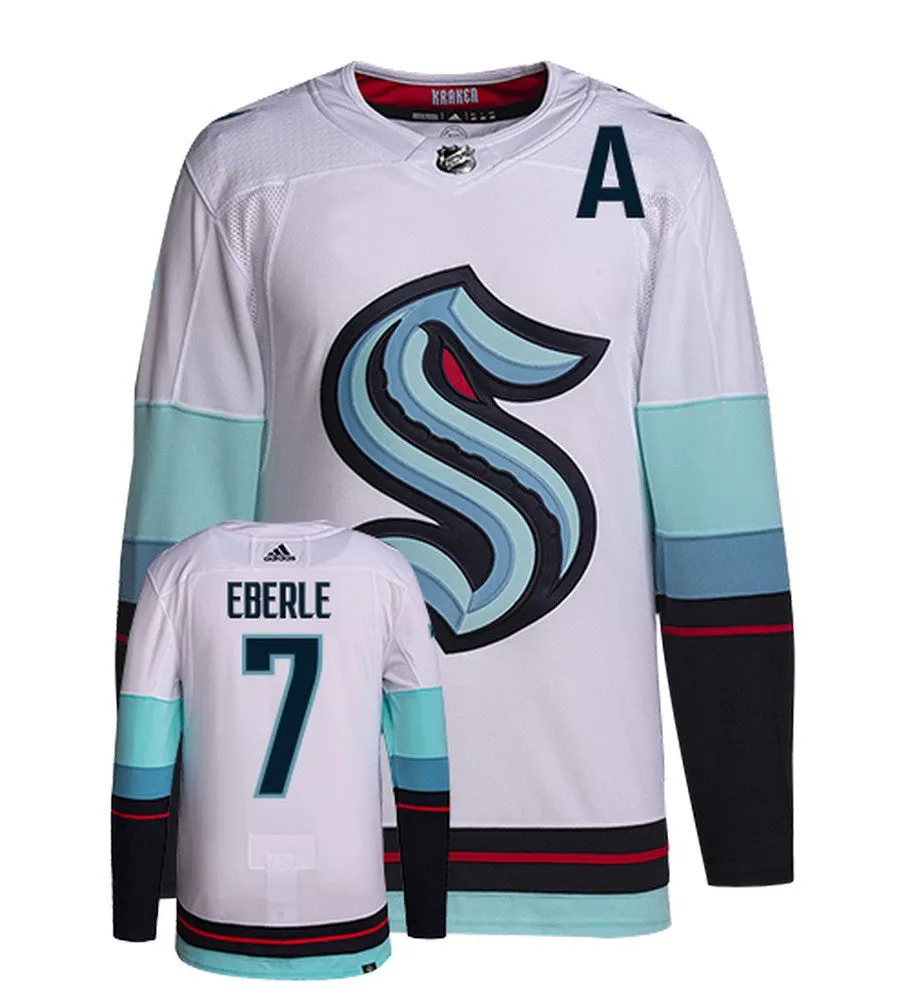 Jordan Eberle Seattle Kraken Adidas Primegreen Authentic NHL Hockey Jersey     