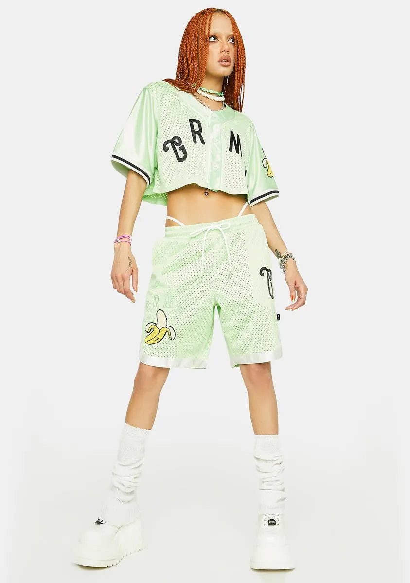 Jungle Punch Girl Mesh Baseball Jersey-