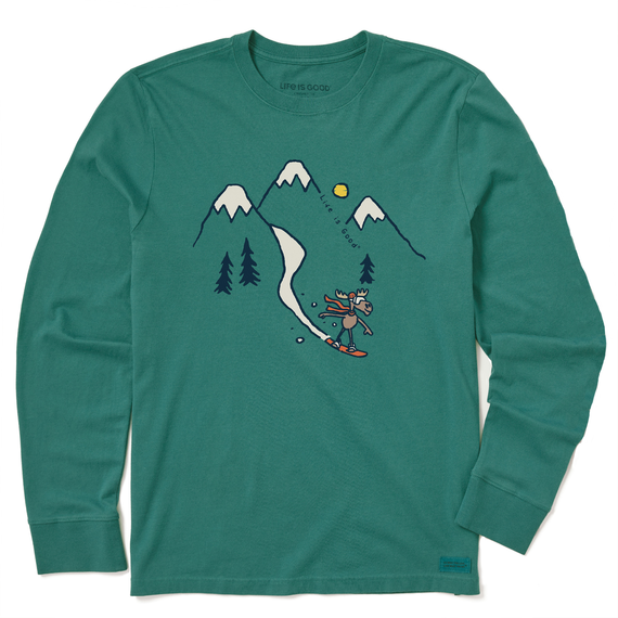 Kids Moose Snowboard Vista Long Sleeve Crusher Tee