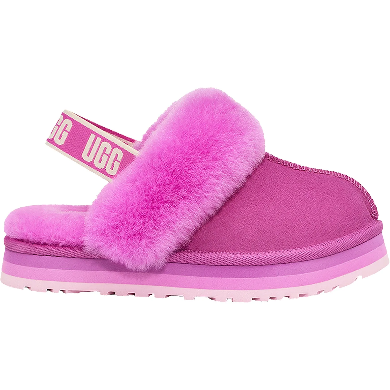 Kids' UGG Funkette Purple Ruby Suede