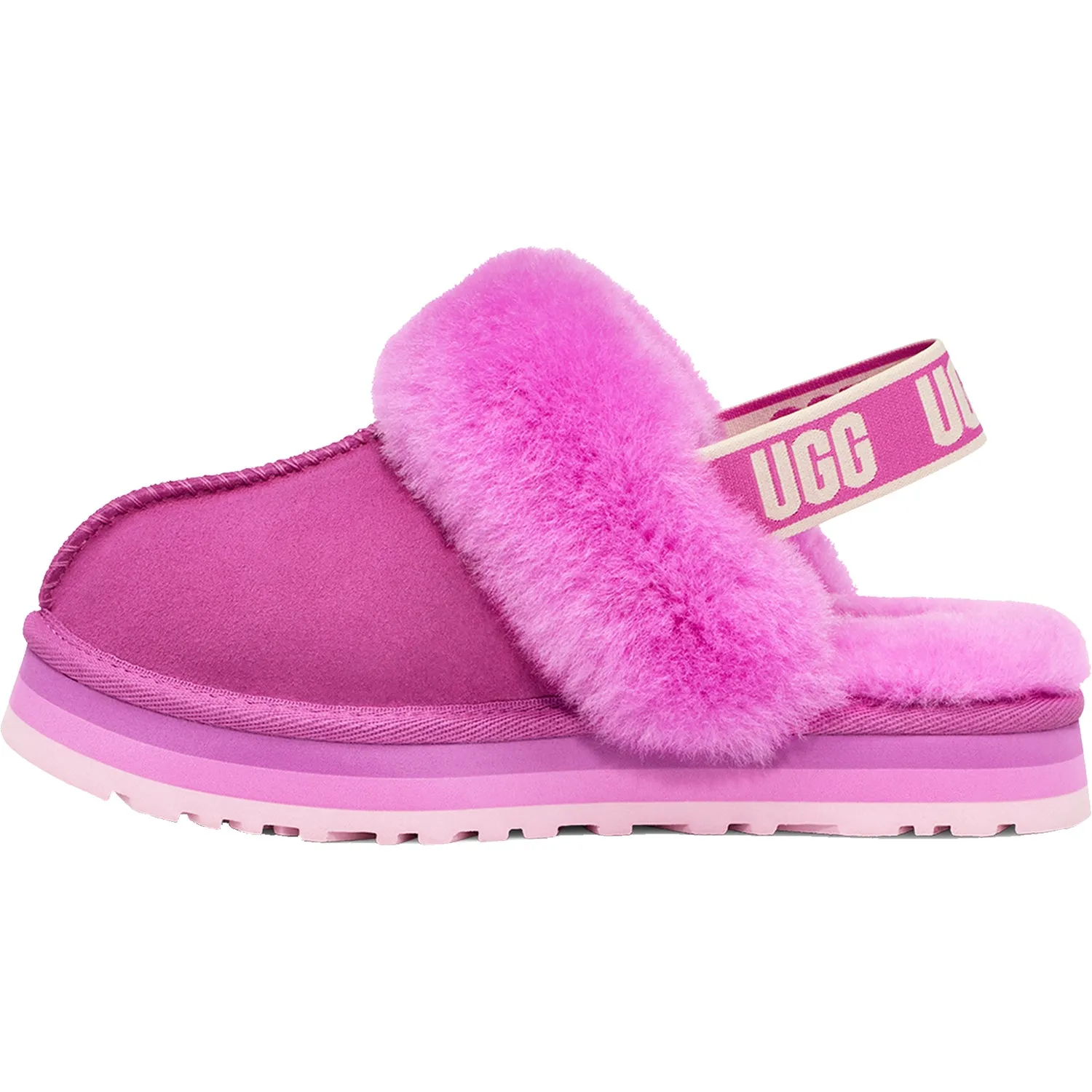 Kids' UGG Funkette Purple Ruby Suede