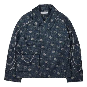 Kiko Kostadinov  Men's Chalice Jacket W Bag Floral Jacquard 