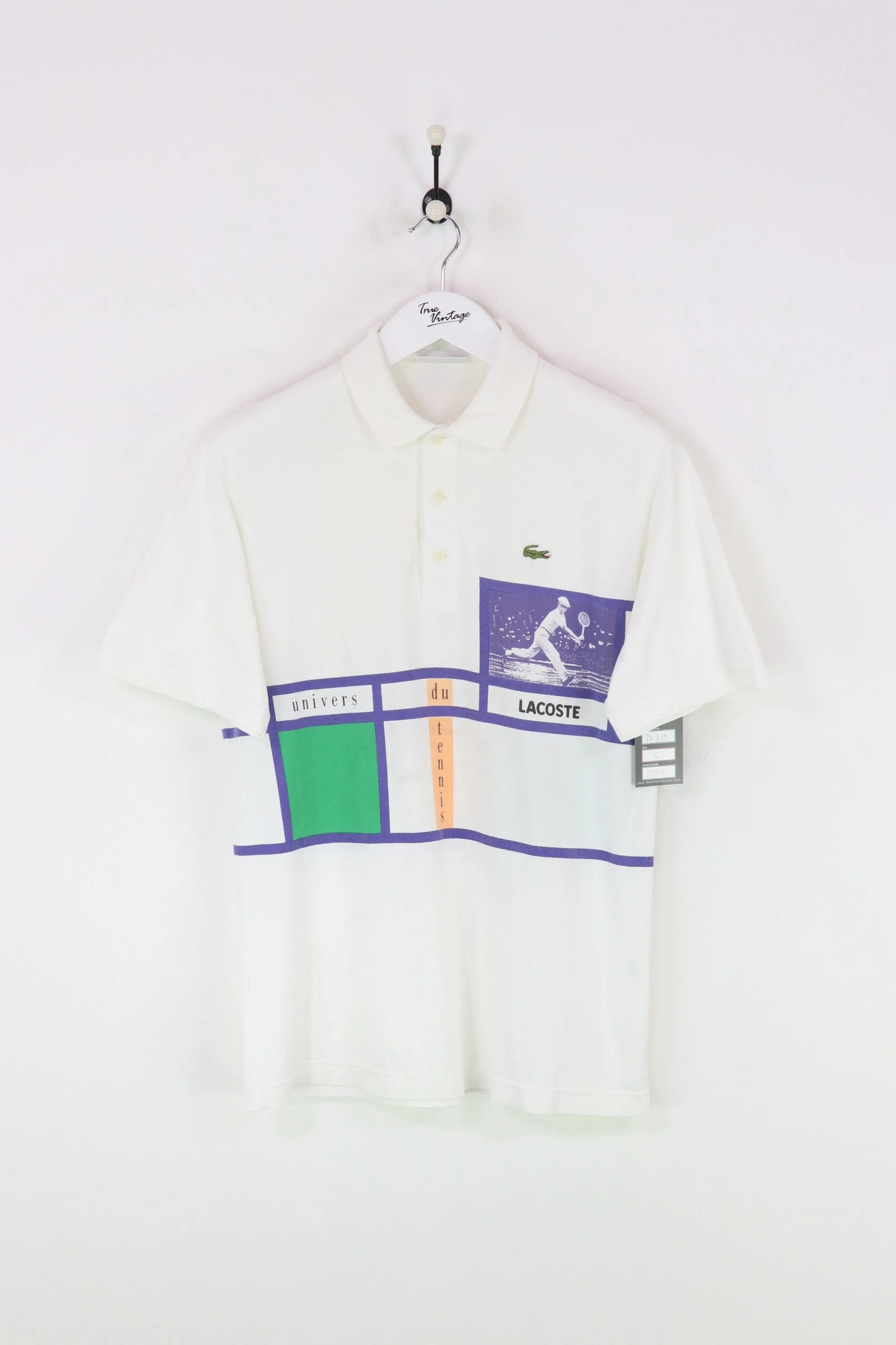 Lacoste Tennis Polo Shirt White Small