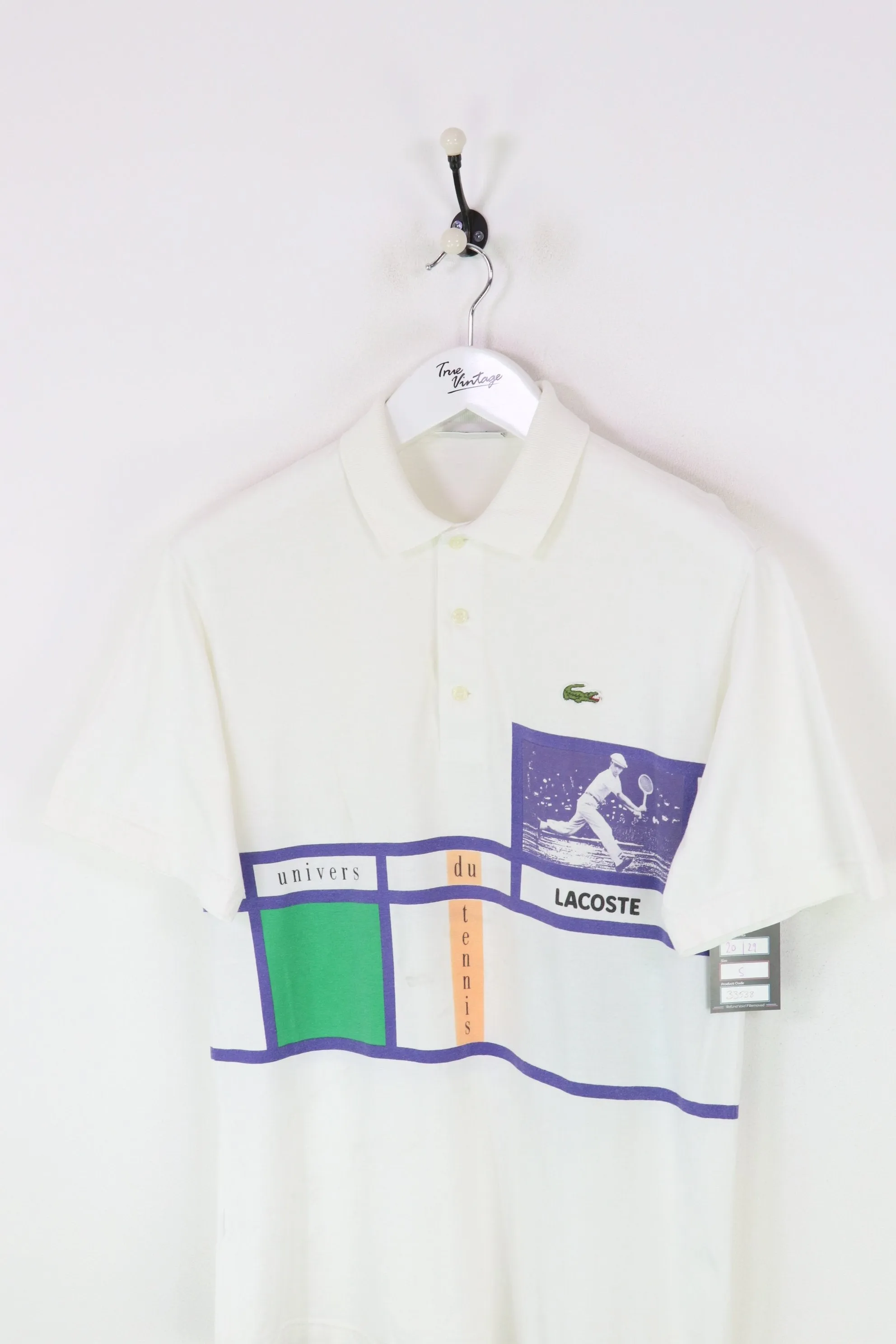 Lacoste Tennis Polo Shirt White Small