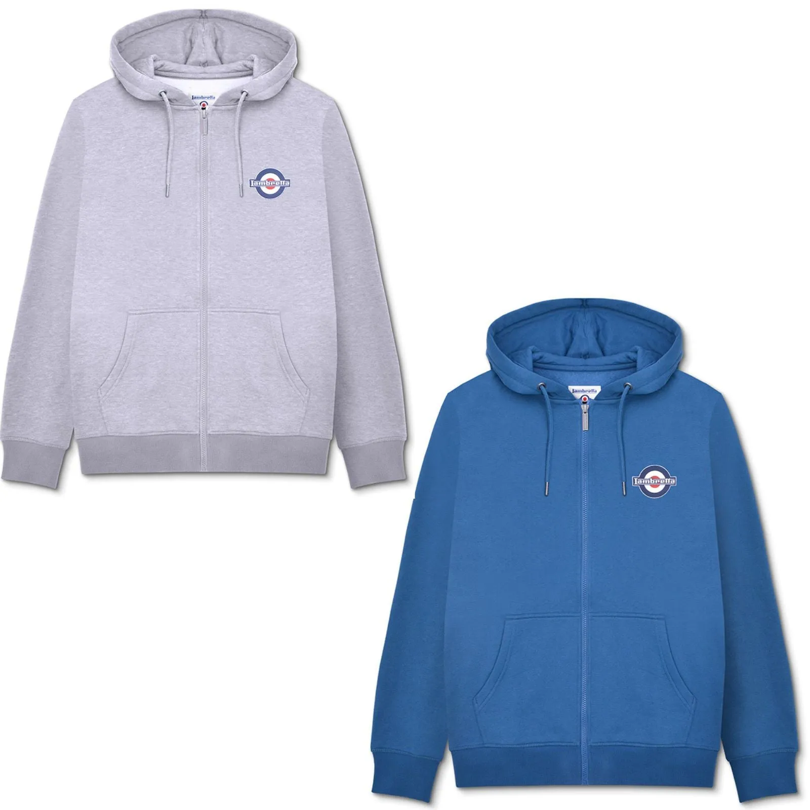 Lambretta Mens Full Zip Hoodie