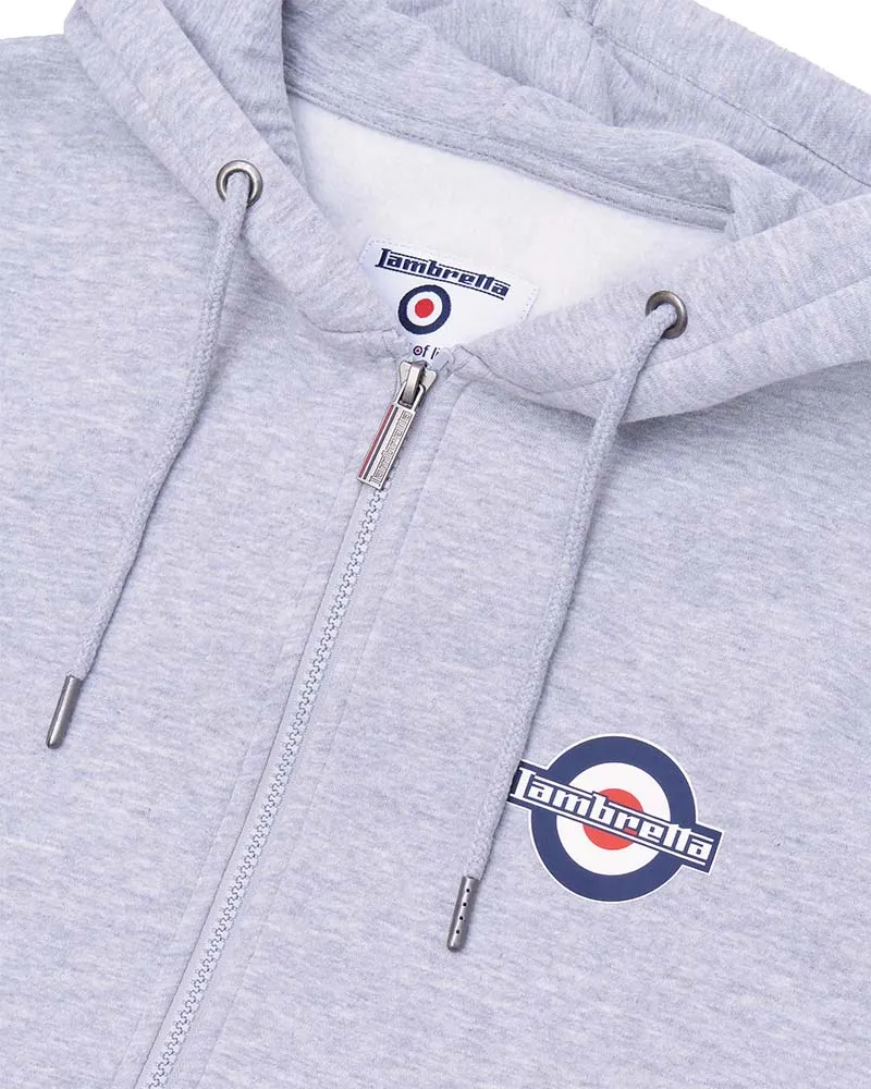 Lambretta Mens Full Zip Hoodie