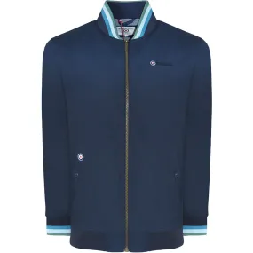 Lambretta Mens Triple Tipped Monkey Bomber Jacket - Blue