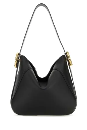 Lanvin Black Leather Melodie Shoulder Bag