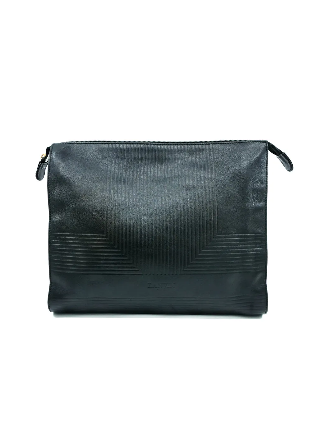 Lanvin Oversized Leather Clutch