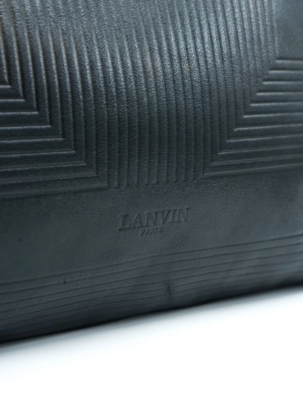 Lanvin Oversized Leather Clutch