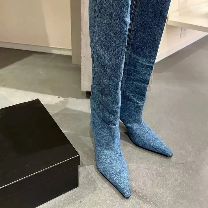 LARITA DENIM BOOTS