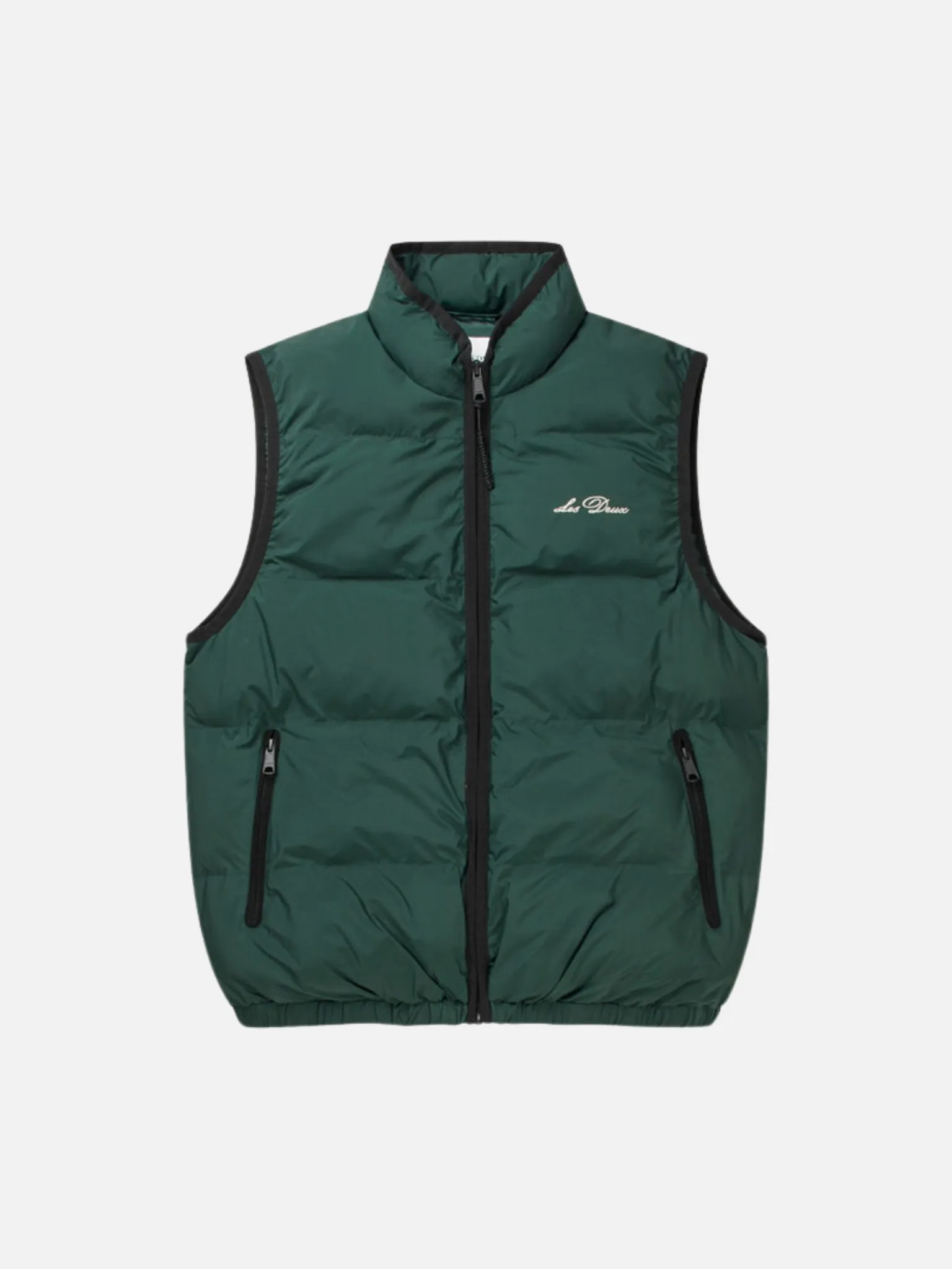 Les Deux Newport Padded Vest - Pine Green