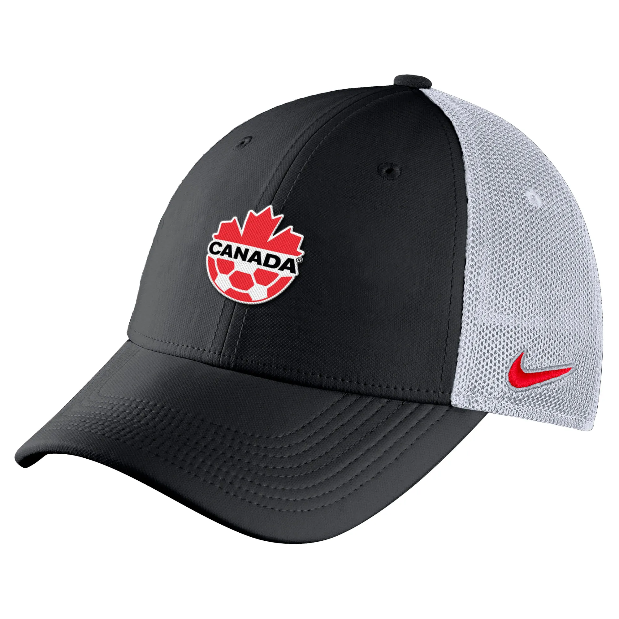 Lids Youth Nike Black Canada Soccer Swoosh Flex Hat