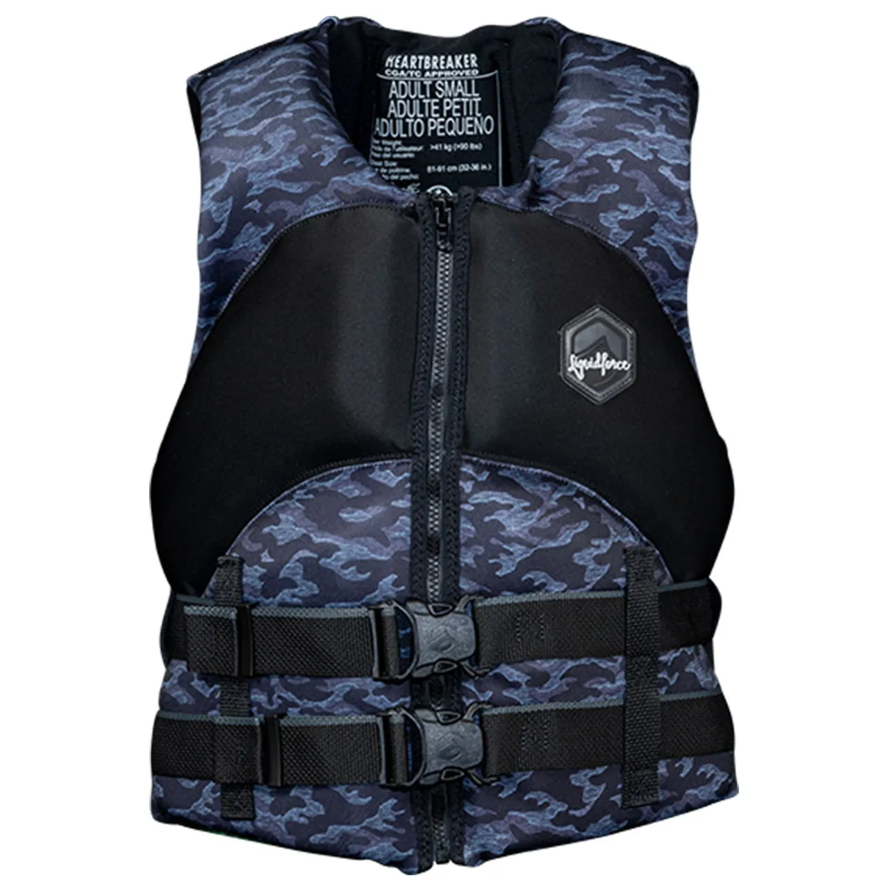 Liquid Force Heartbreaker CGA Women's Life Jacket (Black Camo) 2024