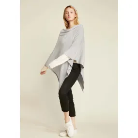 Look by M Basic Triangle Poncho Stone (Women's)