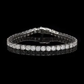 Lovely Platinum & Diamond Tennis Bracelet