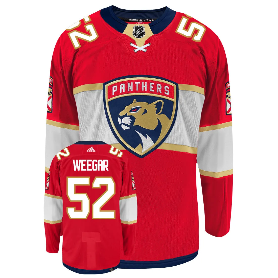 Mackenzie Weegar Florida Panthers Adidas Primegreen Authentic NHL Hockey Jersey     