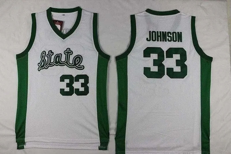 Magic Johnson MSU Basketball Jersey