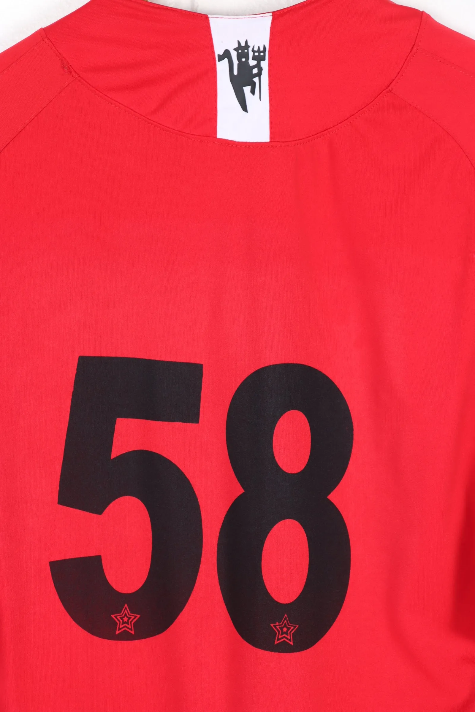 MANCHESTER UNITED AIG #58 Red Soccer Jersey (L)