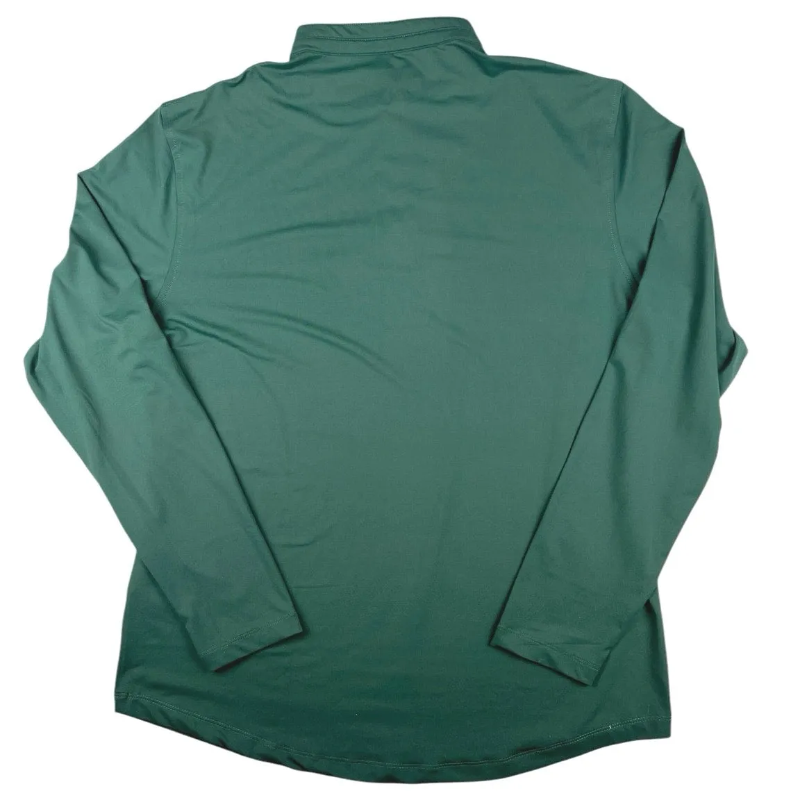 Mantra Catalyst Mens Green Henley Long Sleeve Performance Polo Golf Shirt Top XL