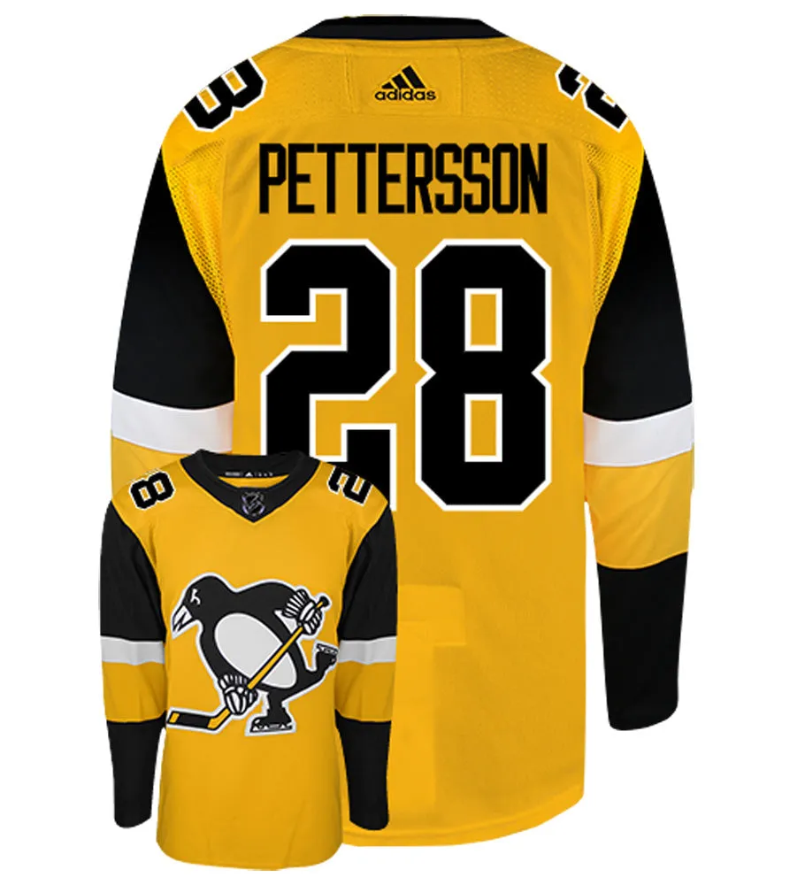 Marcus Pettersson Pittsburgh Penguins Adidas Authentic Third NHL Hockey Jersey     