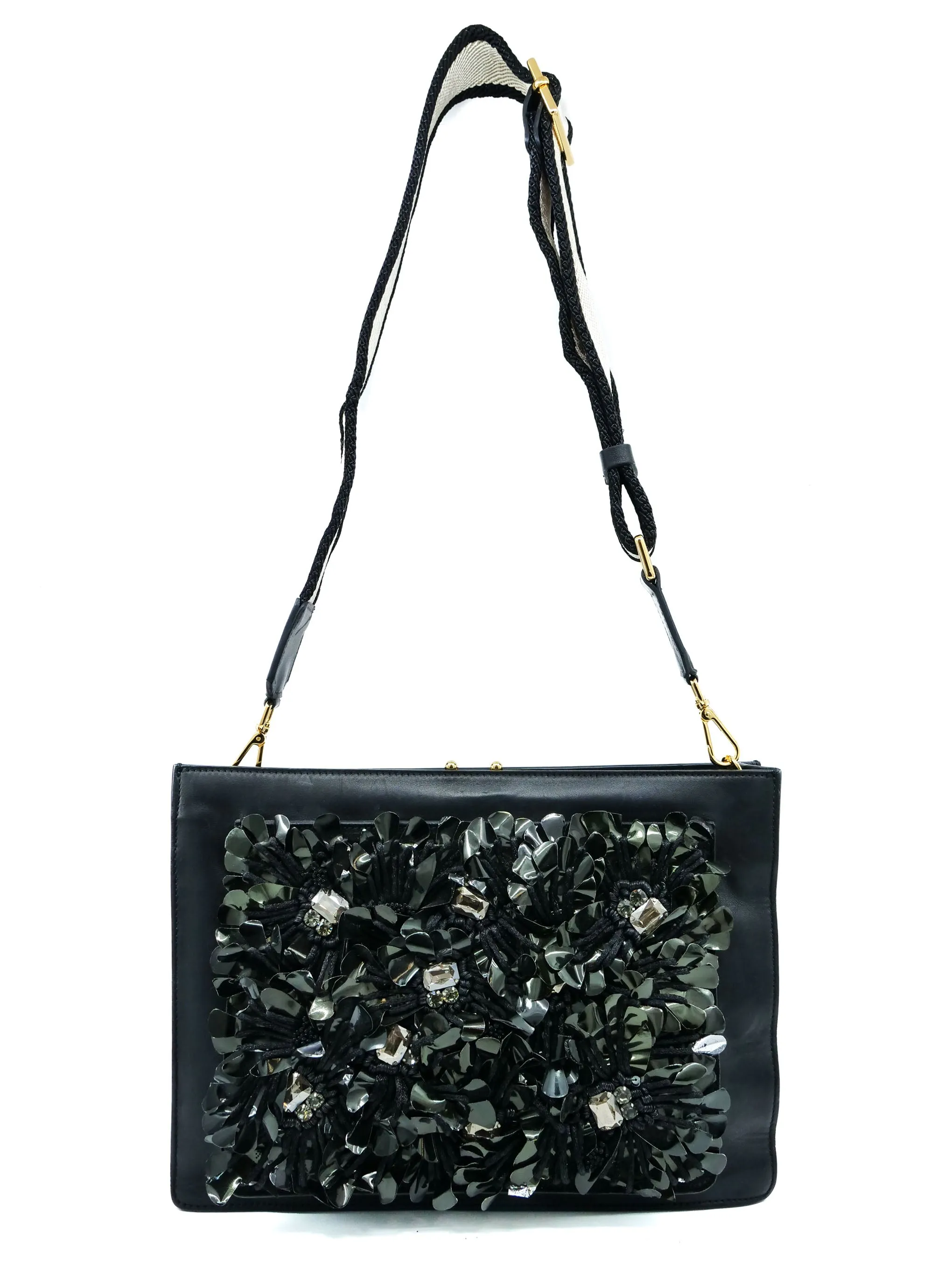 Marni Embellished Convertible Clutch