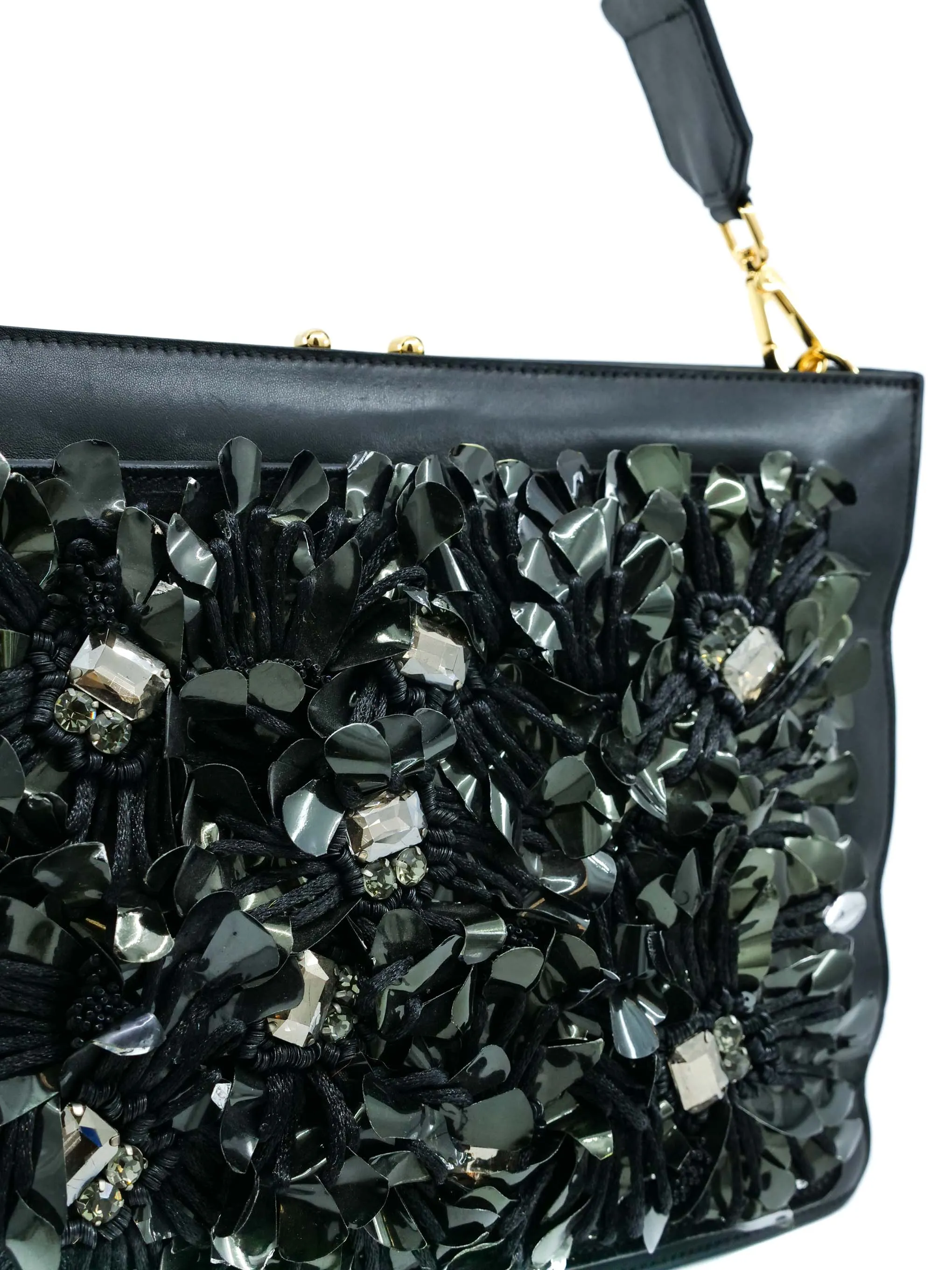 Marni Embellished Convertible Clutch