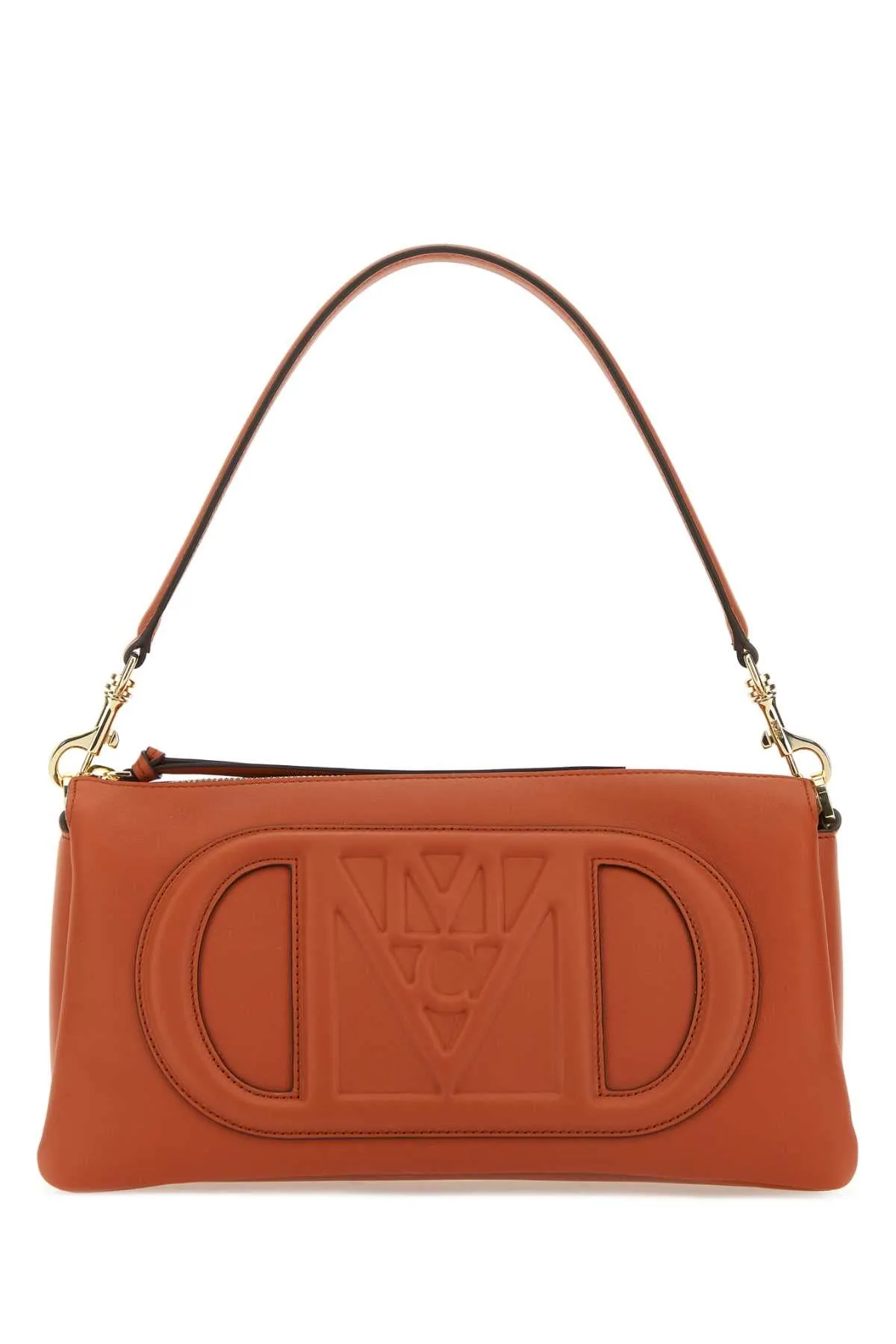 Mcm Brick Leather Mode Travia Small Shoulder Bag