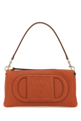 Mcm Brick Leather Mode Travia Small Shoulder Bag