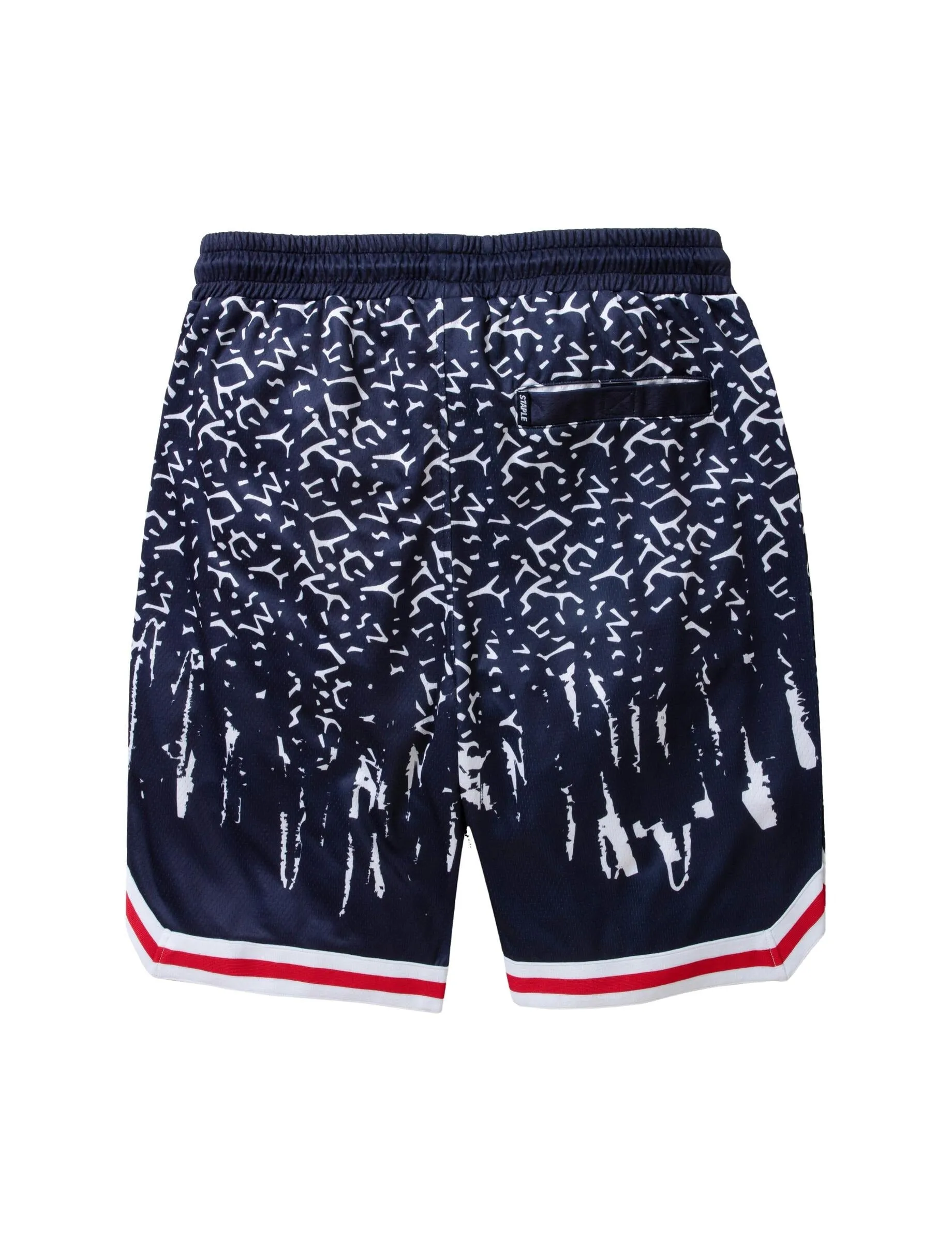 MEN STAPLE JACKSON BASKETBALL SHORT NAVY