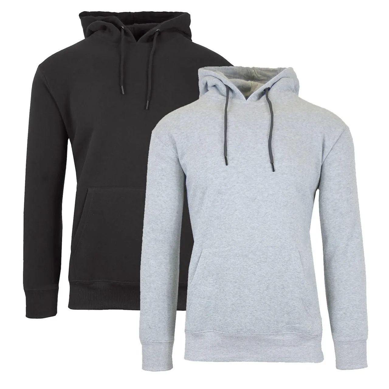 Men's Heavyweight Fleece Lined Pullover Hoodie  (2-Pack)