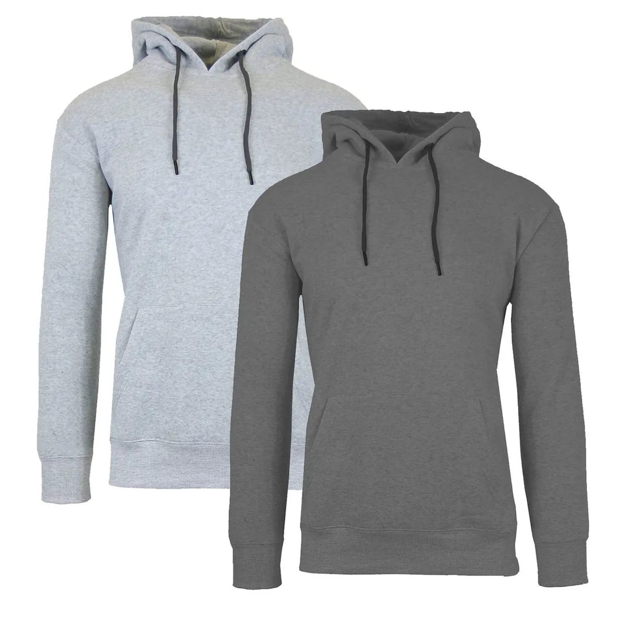 Men's Heavyweight Fleece Lined Pullover Hoodie  (2-Pack)