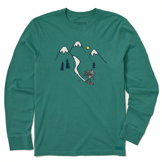 Men's Moose Snowboard Vista Long Sleeve Crusher Tee