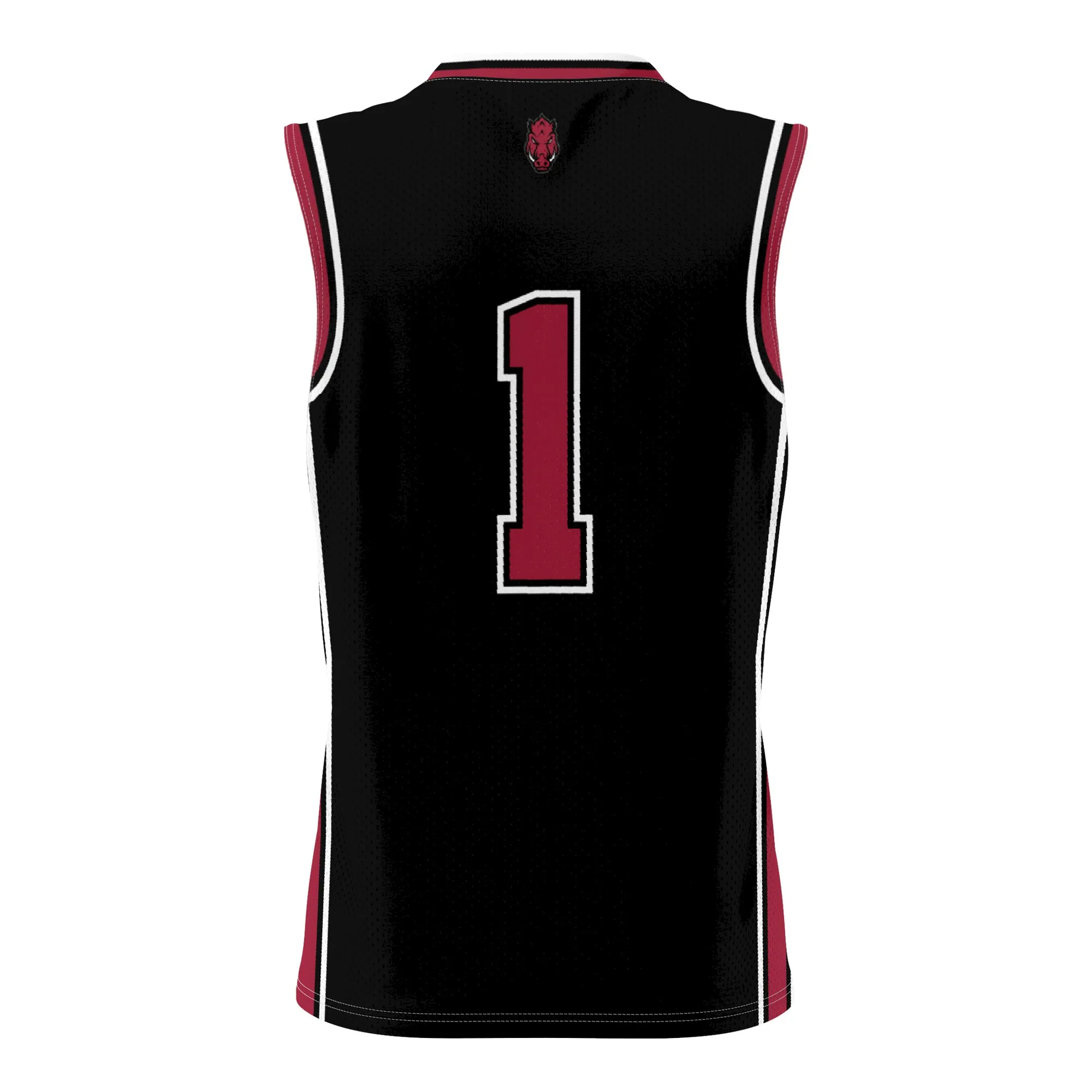 Men's GameDay Greats #1 Black Arkansas Razorbacks Lightweight Basketball Jersey