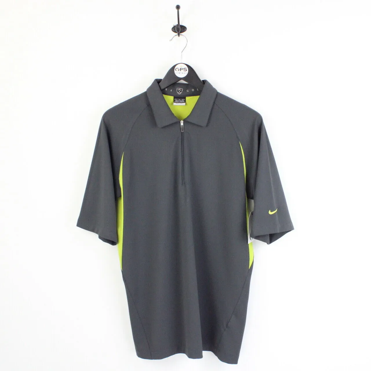 Mens NIKE Golf Polo Shirt Grey | Small