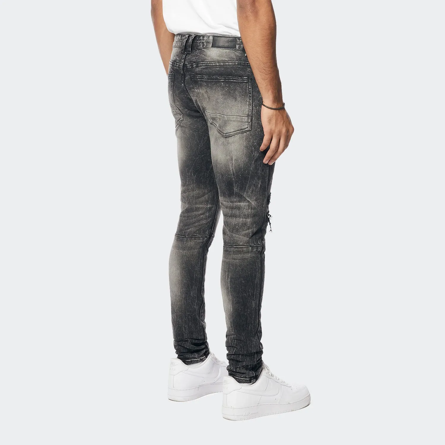 Men's Smoke Rise Vintage Washed Slim Tapered Jeans Bali Grey