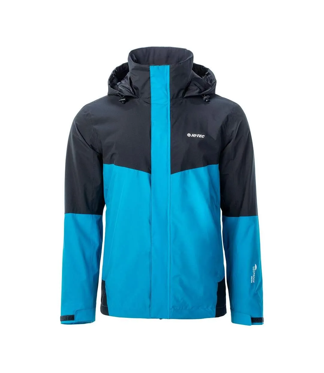 Mens teodoro light soft shell jacket sky captain/brilliant blue Hi-Tec