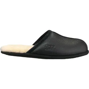 Men's UGG Scuff Black Leather