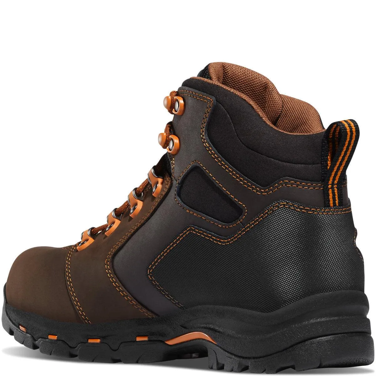 Men's Vicious Work Boot - 4.5 Brown / Orange