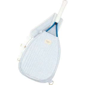 Minnow Power Blue Stripe Coated Tennis Bag