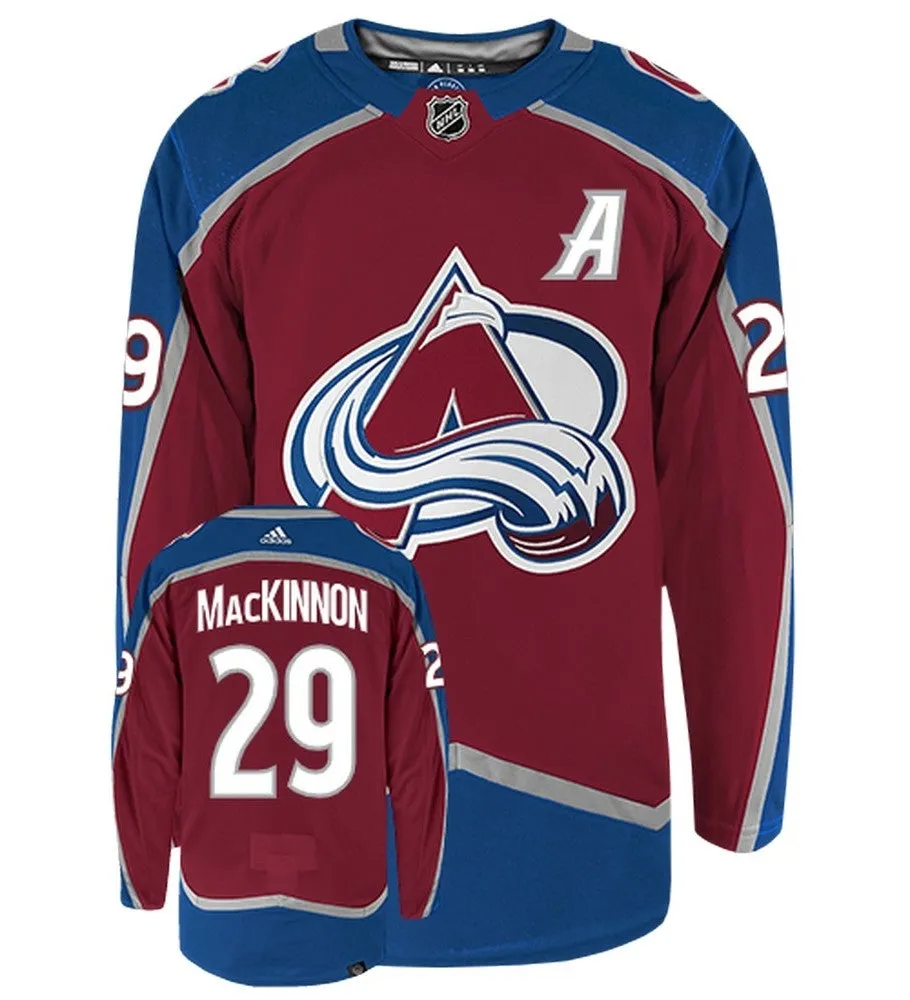 Nathan MacKinnon Colorado Avalanche Adidas Primegreen Authentic NHL Hockey Jersey     