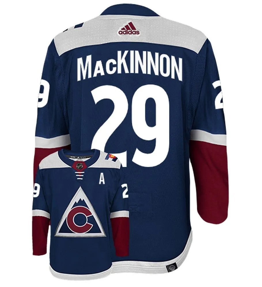 Nathan MacKinnon Colorado Avalanche Adidas Primegreen Authentic NHL Hockey Jersey     