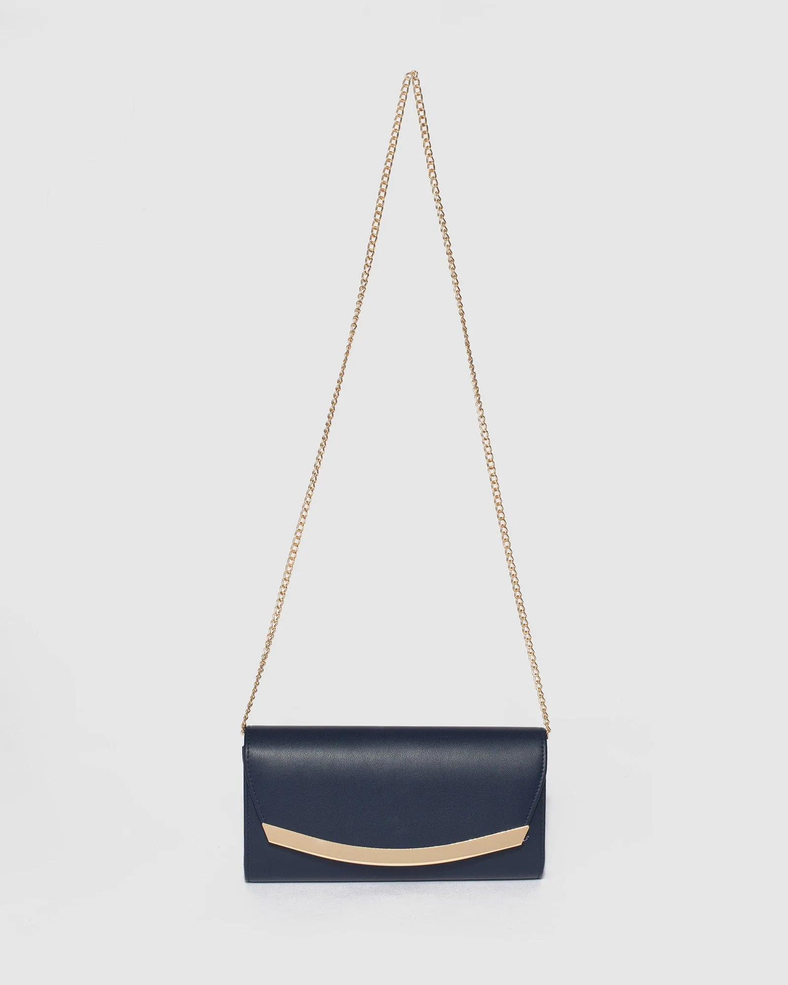 Navy Blue Sammi Clutch Bag