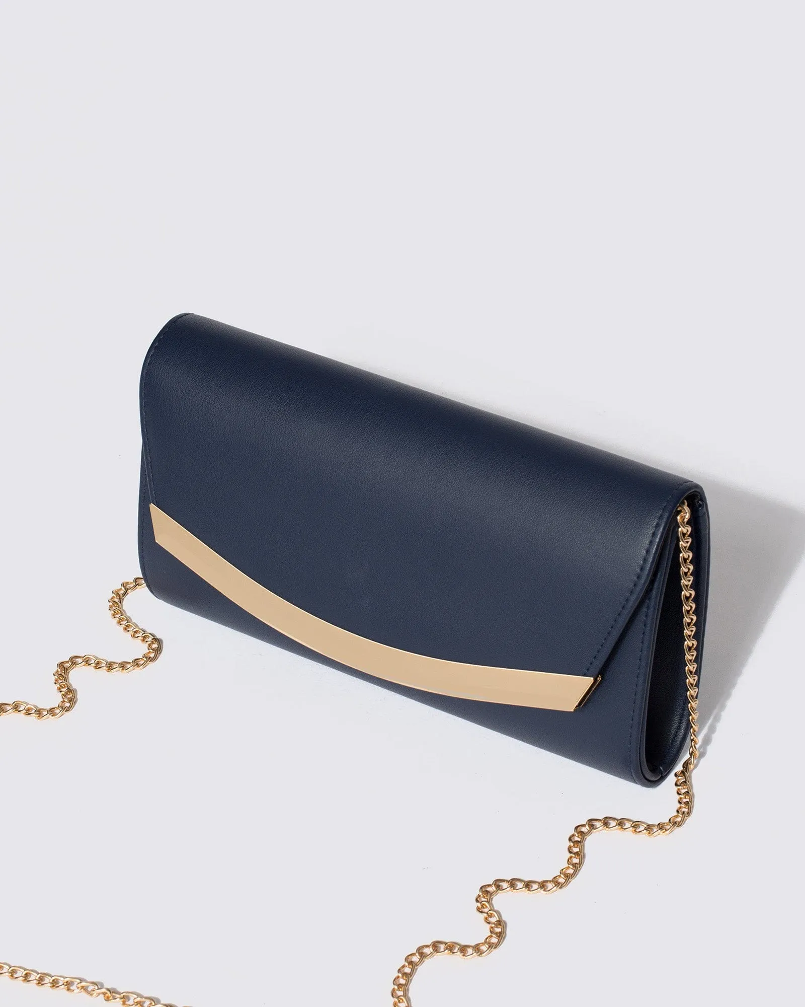 Navy Blue Sammi Clutch Bag