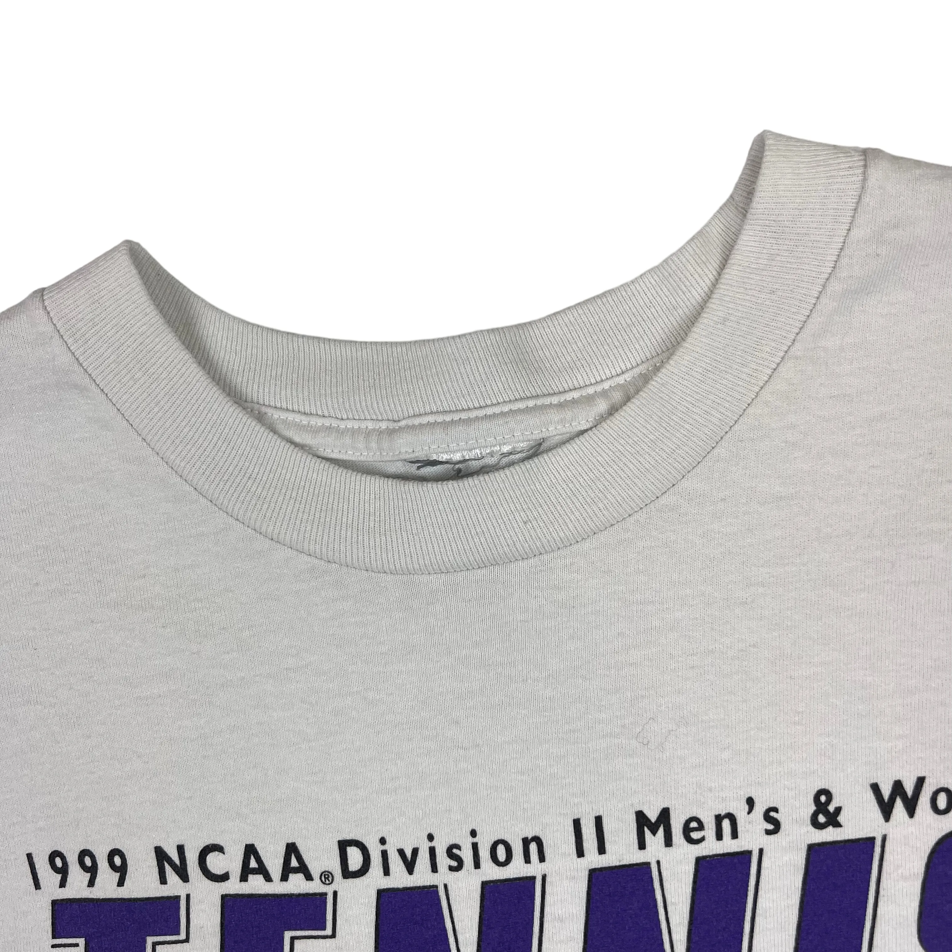 NCAA 1999 Tennis Championships Graphic White T-shirt